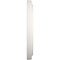 Ekena Millwork Traditional PVC Medallion (Canopies up to 5 1/2"), 10"OD x 3 1/2"ID x 1 1/8"P, Satin Blossom White CMP10TRGBW - alternate 2